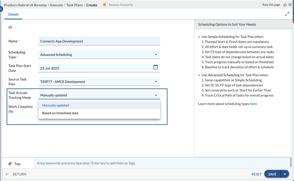 Advanced Scheduling - Nimble Knowledge Base