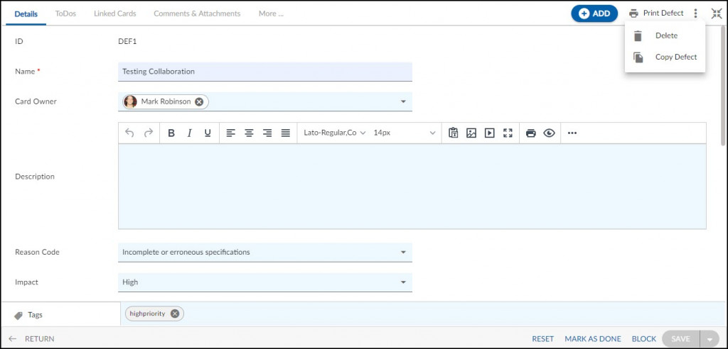 How to Add a Defect - Nimble Knowledge Base