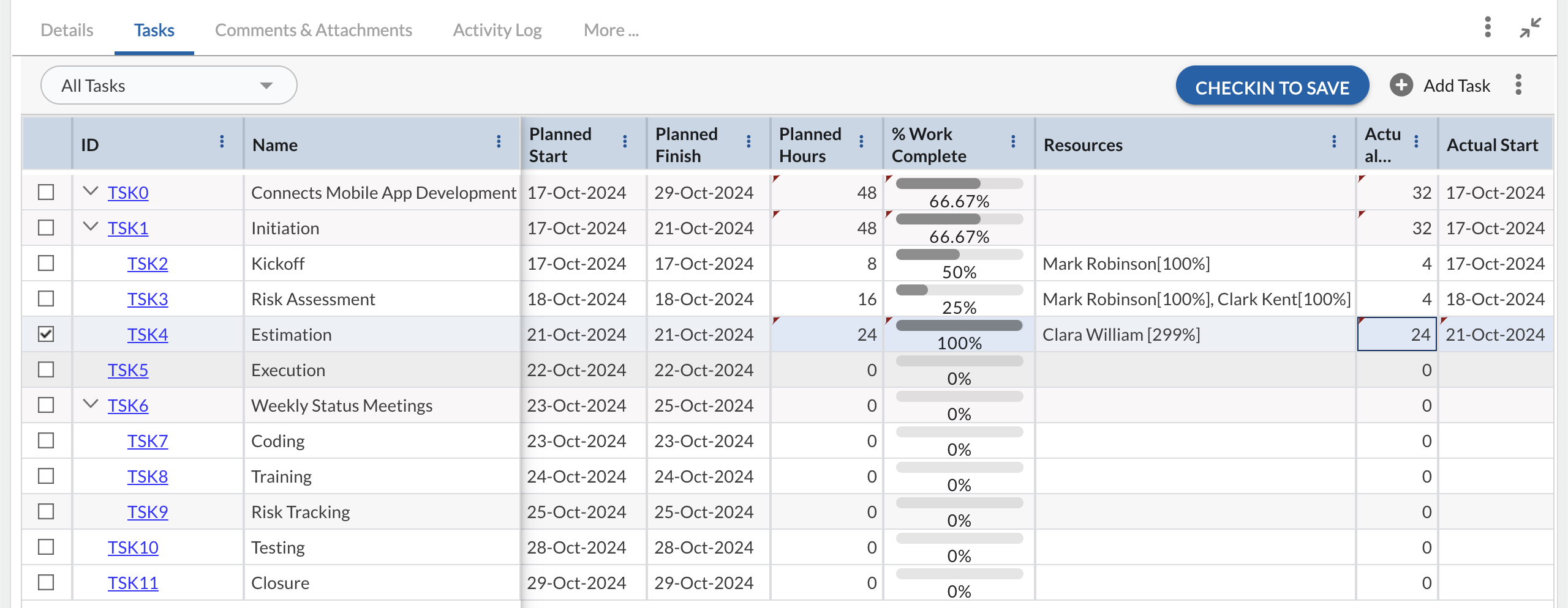 Manaul Time Tracking