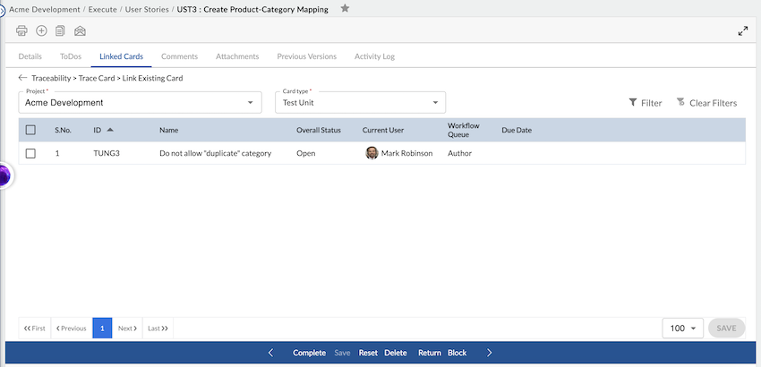 Add Existing Traceability