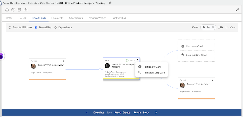 Traceability Options