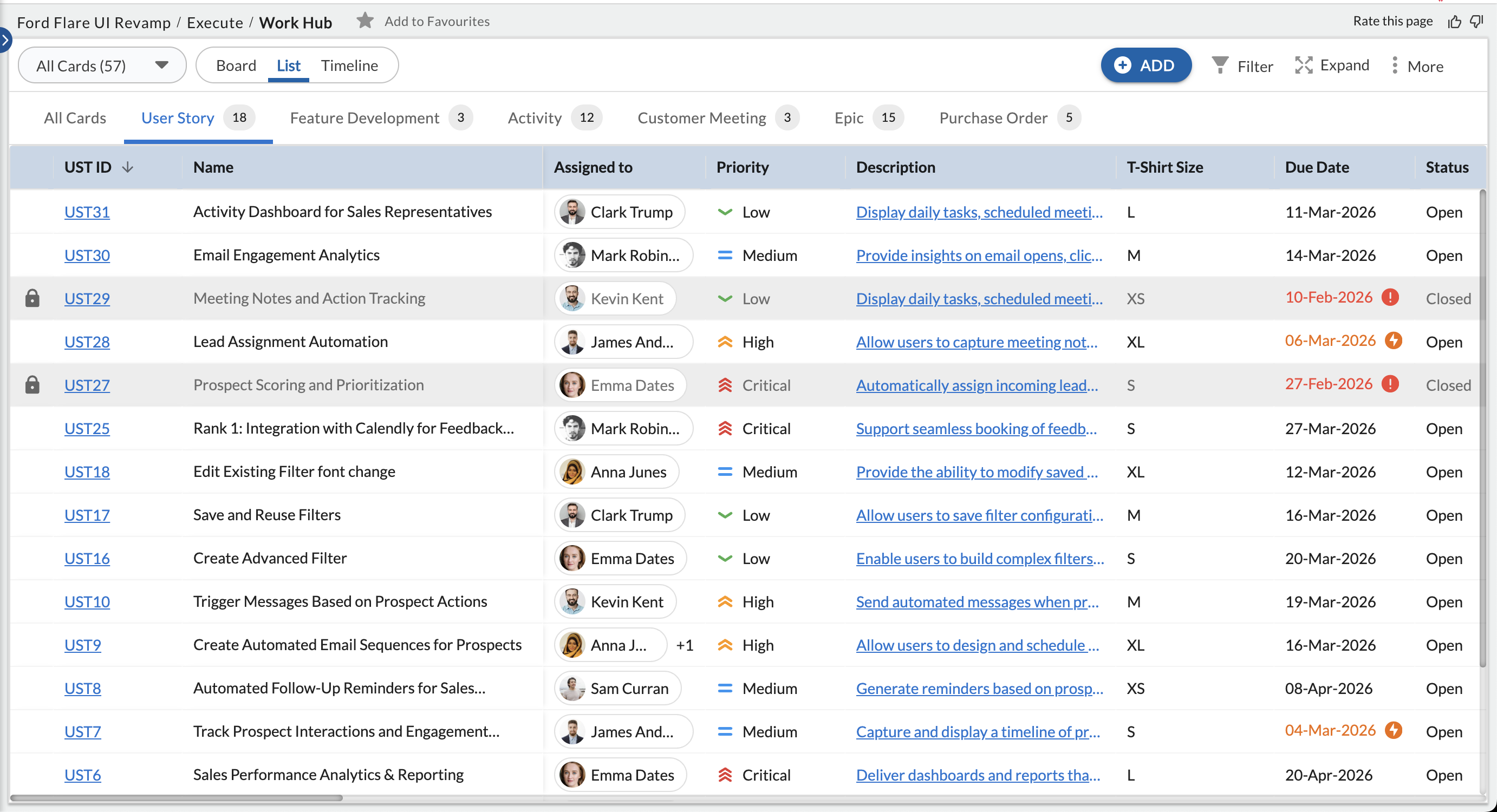 List View