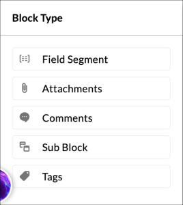 Block Types in Form 2.0