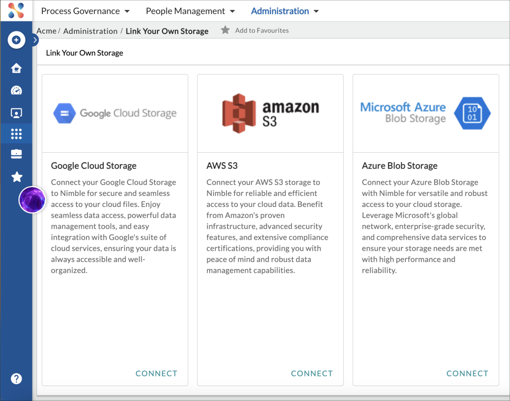 How to Link Your Own Storage Account to Nimble - Nimble Knowledge Base