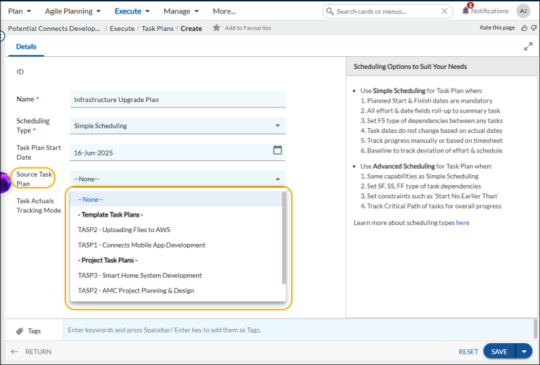 How to Add a Task Plan - Nimble Knowledge Base