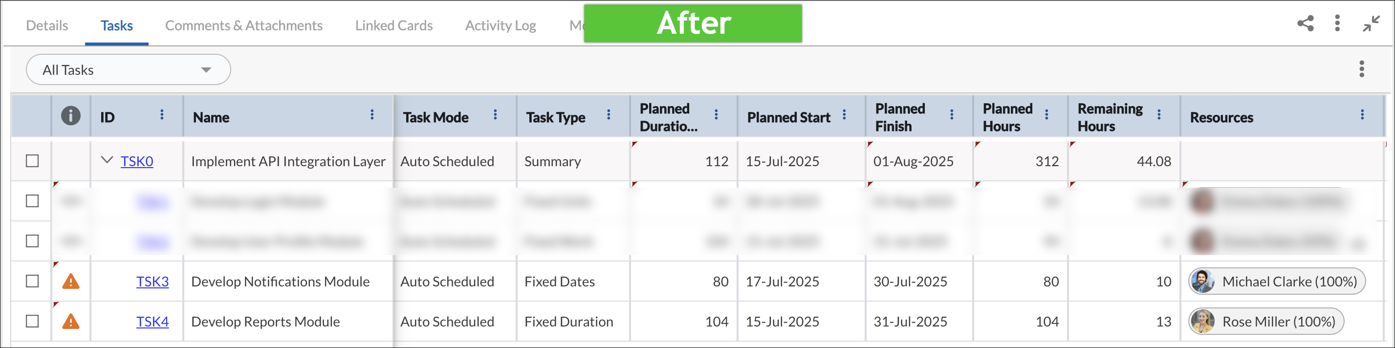 Task Plan Example