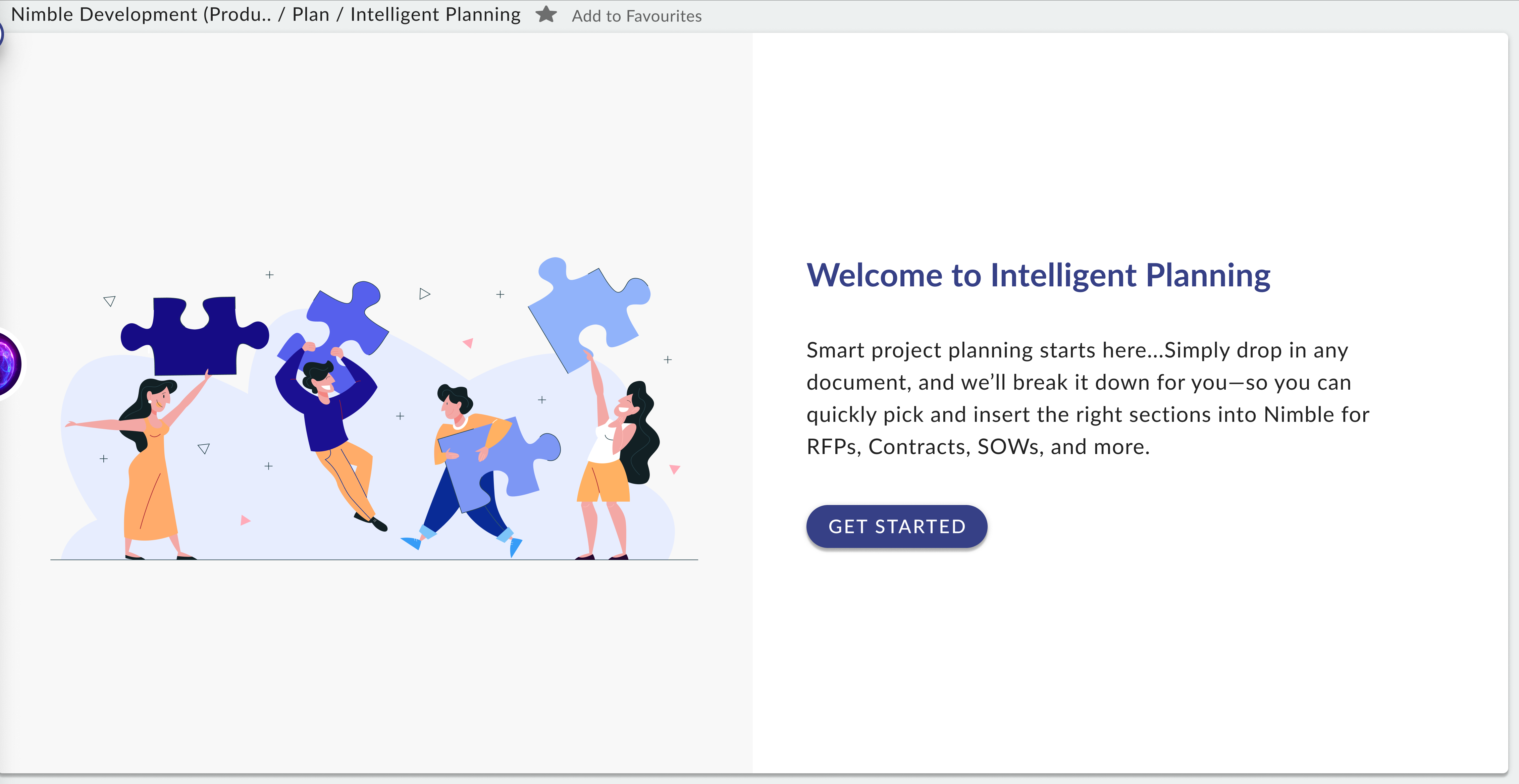 Upload documents to a project