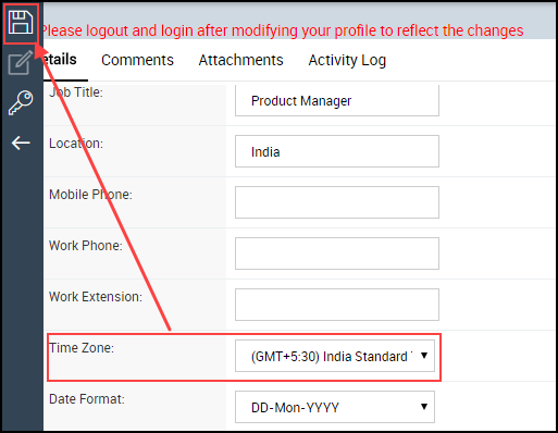 Time Zone Preference - SwiftKanban Knowledge Base