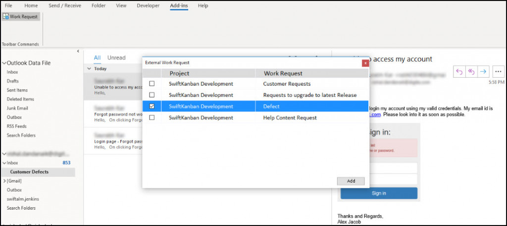 Working with External Work Requests - SwiftKanban Knowledge Base