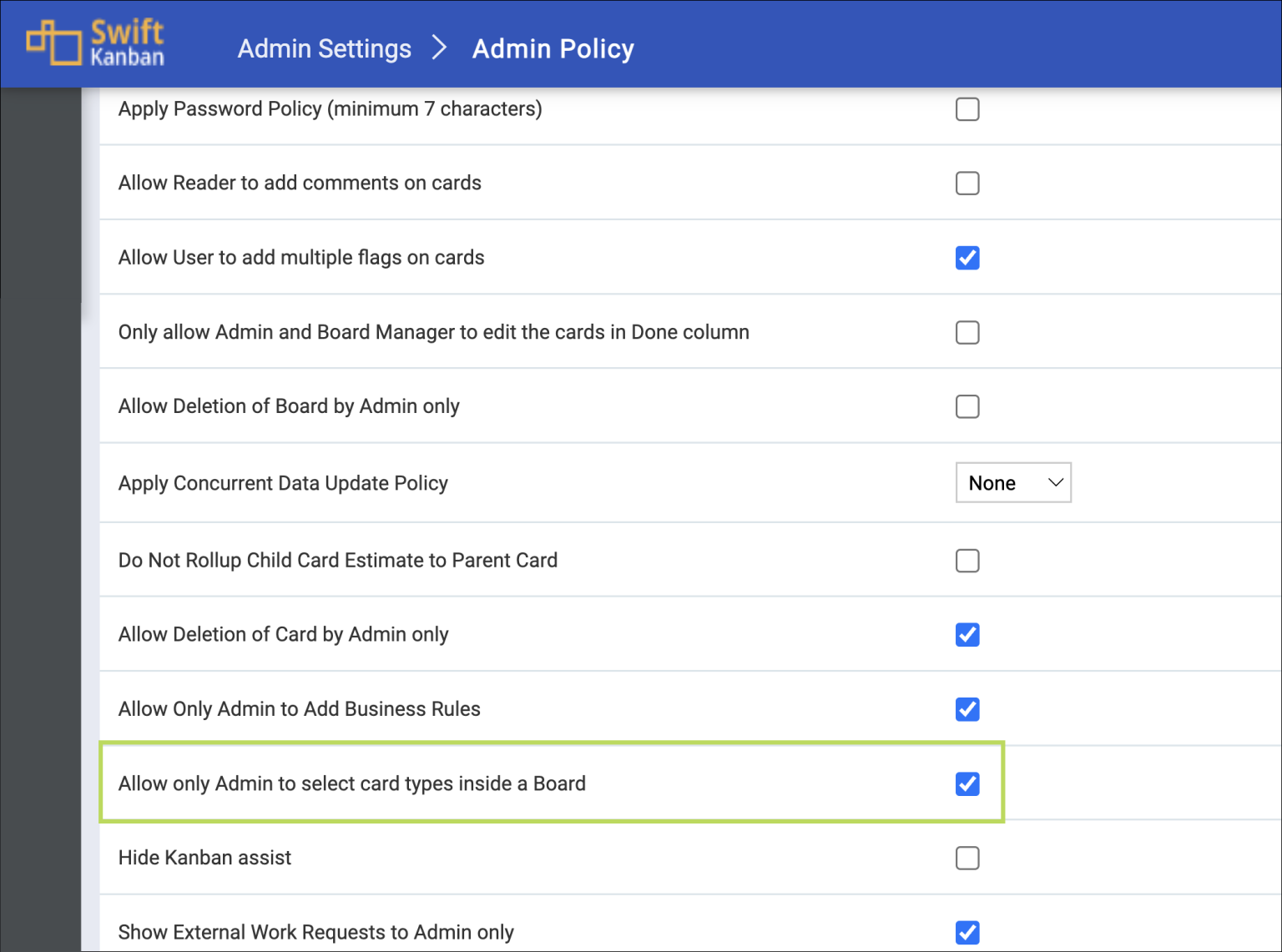 What's New in 12.3 - SwiftKanban Knowledge Base