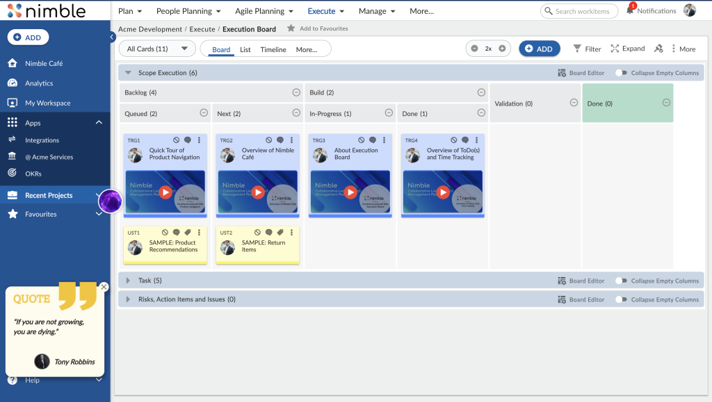 Hybrid Agile Board