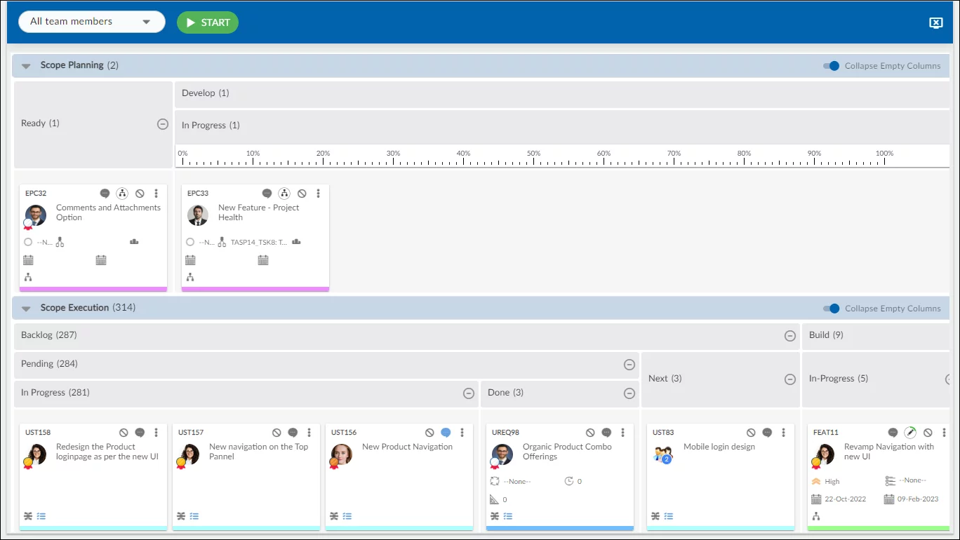 Sprint Planning Board