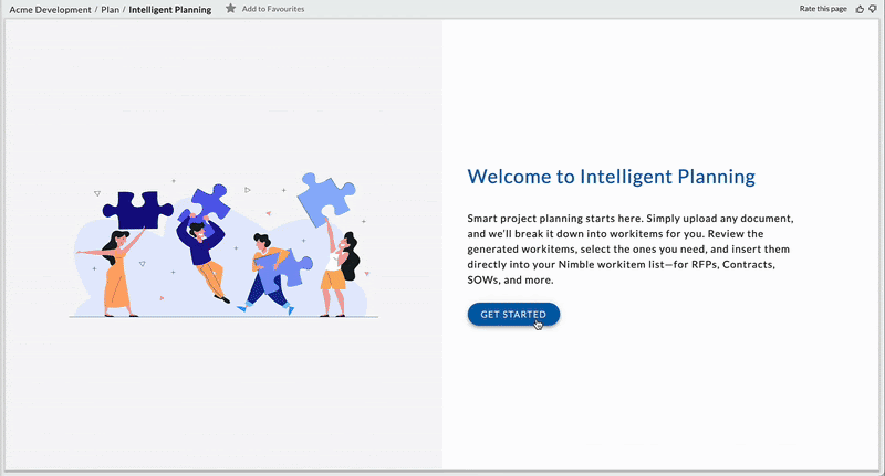 Gif Showing How 'Intelligent Planning' Works In Nimblework Ai